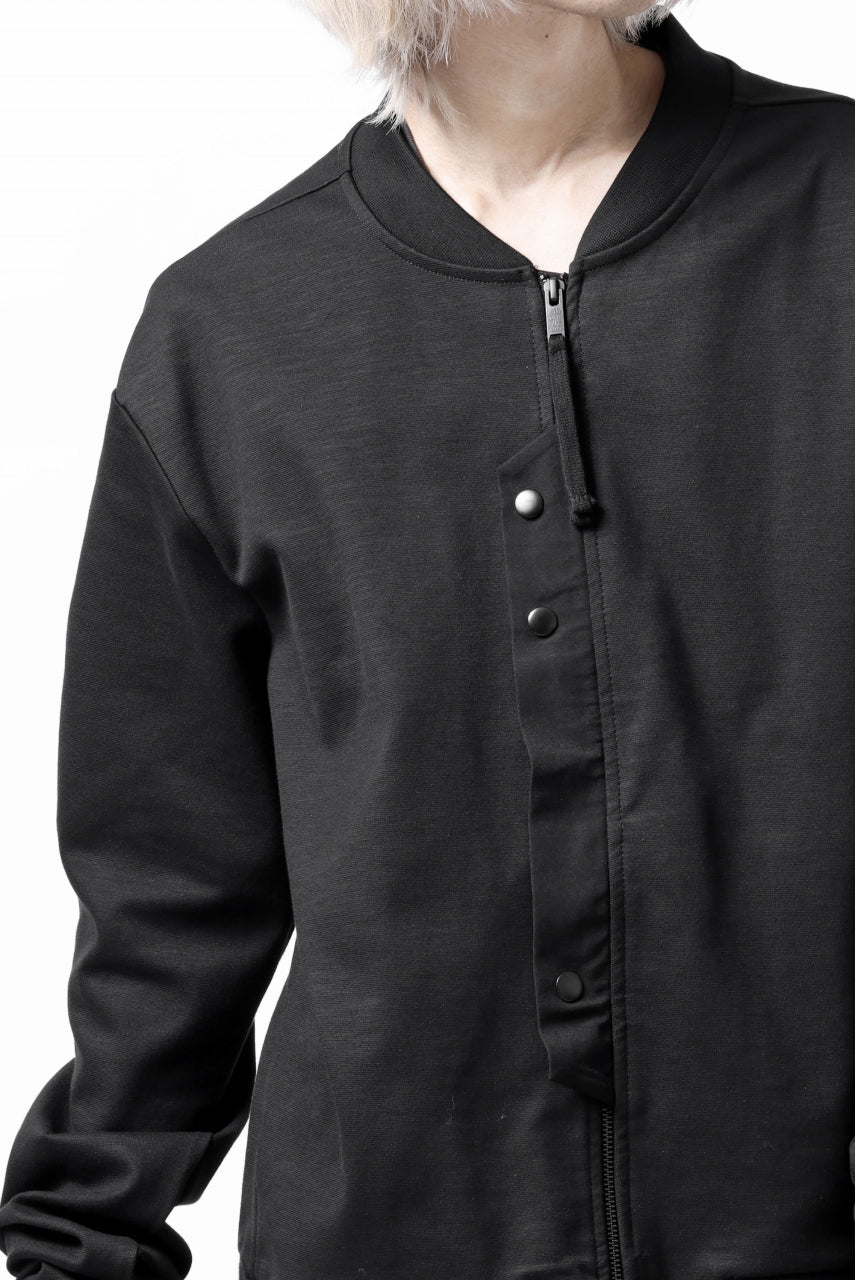 画像をギャラリービューアに読み込む, thom/krom MA-1 JACKET / ELASTIC COTTON (BLACK)