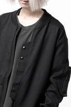画像をギャラリービューアに読み込む, thom/krom MA-1 JACKET / ELASTIC COTTON (BLACK)