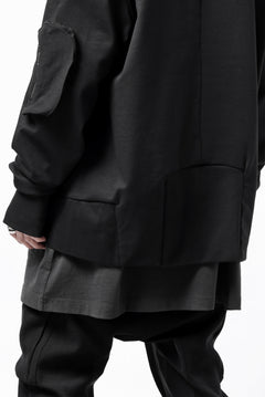画像をギャラリービューアに読み込む, thom/krom MA-1 JACKET / ELASTIC COTTON (BLACK)