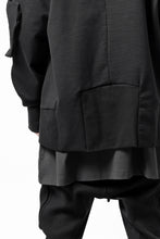 画像をギャラリービューアに読み込む, thom/krom MA-1 JACKET / ELASTIC COTTON (BLACK)