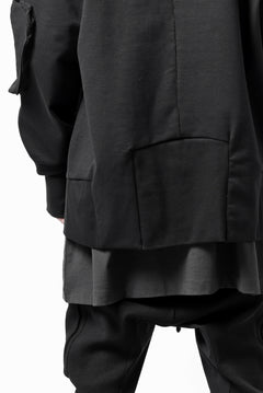 画像をギャラリービューアに読み込む, thom/krom MA-1 JACKET / ELASTIC COTTON (BLACK)