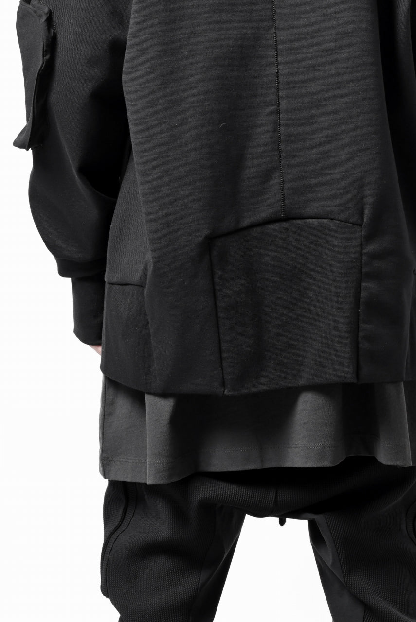 画像をギャラリービューアに読み込む, thom/krom MA-1 JACKET / ELASTIC COTTON (BLACK)