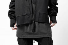 画像をギャラリービューアに読み込む, thom/krom MA-1 JACKET / ELASTIC COTTON (BLACK)