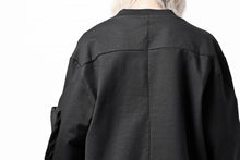 画像をギャラリービューアに読み込む, thom/krom MA-1 JACKET / ELASTIC COTTON (BLACK)