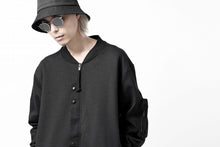 画像をギャラリービューアに読み込む, thom/krom MA-1 JACKET / ELASTIC COTTON (BLACK)