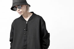 画像をギャラリービューアに読み込む, thom/krom MA-1 JACKET / ELASTIC COTTON (BLACK)
