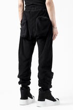 画像をギャラリービューアに読み込む, thomkrom RADICAL POCKETS EASY TROUSERS / SOFT FROTTEE (BLACK)