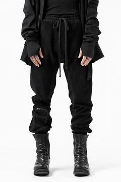 画像をギャラリービューアに読み込む, thomkrom RADICAL POCKETS EASY TROUSERS / SOFT FROTTEE (BLACK)