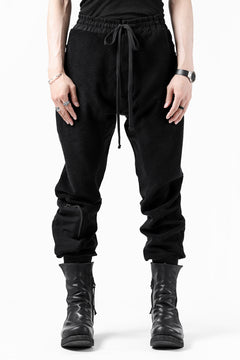画像をギャラリービューアに読み込む, thomkrom RADICAL POCKETS EASY TROUSERS / SOFT FROTTEE (BLACK)