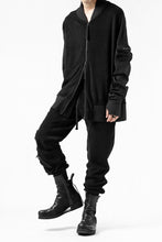 画像をギャラリービューアに読み込む, thomkrom RADICAL POCKETS EASY TROUSERS / SOFT FROTTEE (BLACK)