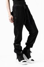 画像をギャラリービューアに読み込む, thomkrom RADICAL POCKETS EASY TROUSERS / SOFT FROTTEE (BLACK)