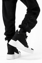 画像をギャラリービューアに読み込む, thomkrom RADICAL POCKETS EASY TROUSERS / SOFT FROTTEE (BLACK)