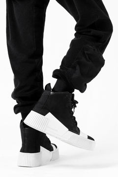 画像をギャラリービューアに読み込む, thomkrom RADICAL POCKETS EASY TROUSERS / SOFT FROTTEE (BLACK)