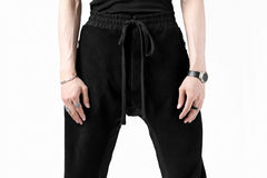 画像をギャラリービューアに読み込む, thomkrom RADICAL POCKETS EASY TROUSERS / SOFT FROTTEE (BLACK)