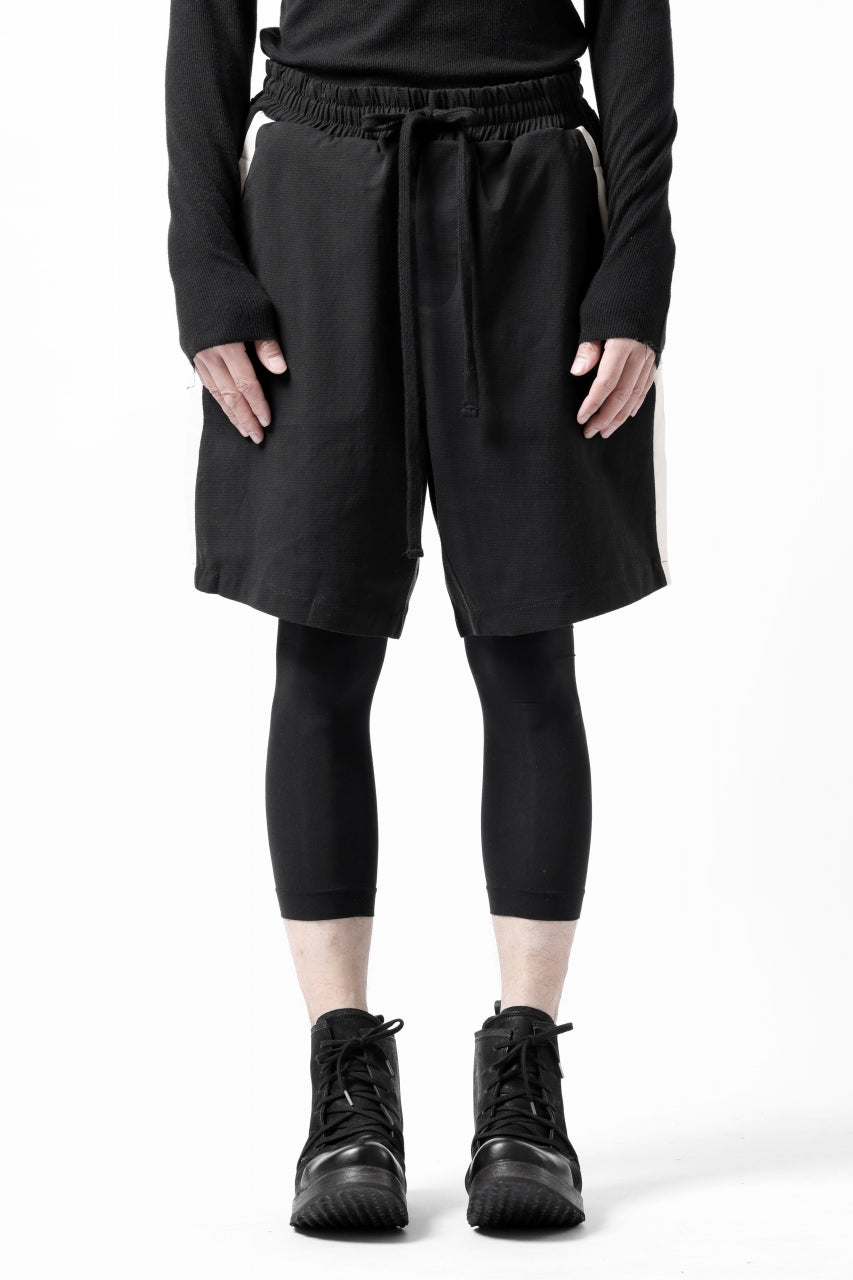 画像をギャラリービューアに読み込む, thom/krom SIDE LINE SHORTS / ELASTIC VISCOSE (BLACK)