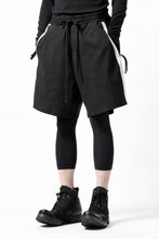 画像をギャラリービューアに読み込む, thom/krom SIDE LINE SHORTS / ELASTIC VISCOSE (BLACK)