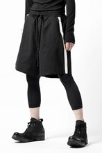 画像をギャラリービューアに読み込む, thom/krom SIDE LINE SHORTS / ELASTIC VISCOSE (BLACK)