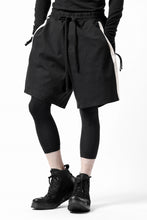 画像をギャラリービューアに読み込む, thom/krom SIDE LINE SHORTS / ELASTIC VISCOSE (BLACK)