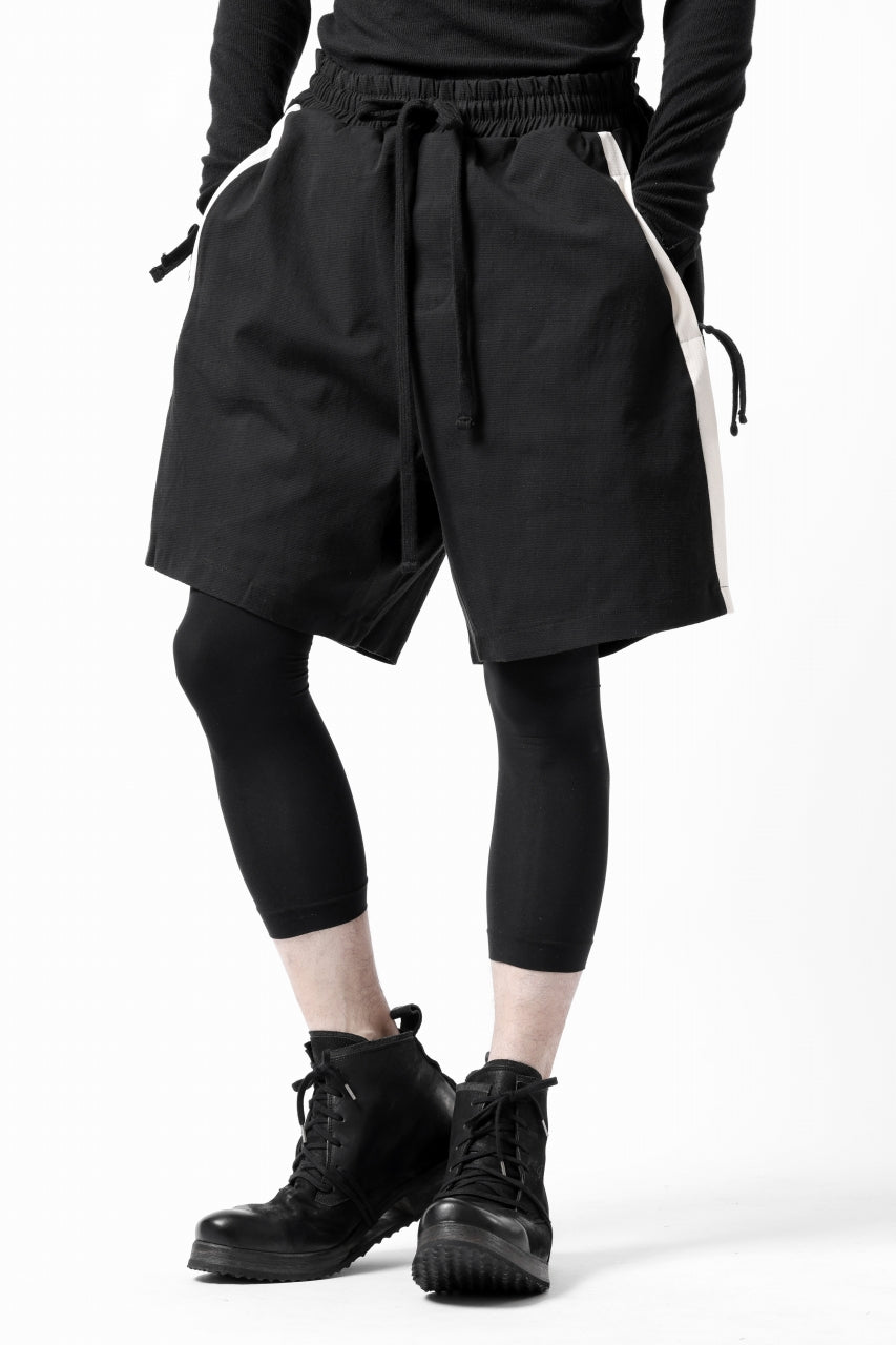 画像をギャラリービューアに読み込む, thom/krom SIDE LINE SHORTS / ELASTIC VISCOSE (BLACK)