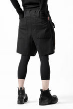 画像をギャラリービューアに読み込む, thom/krom SIDE LINE SHORTS / ELASTIC VISCOSE (BLACK)