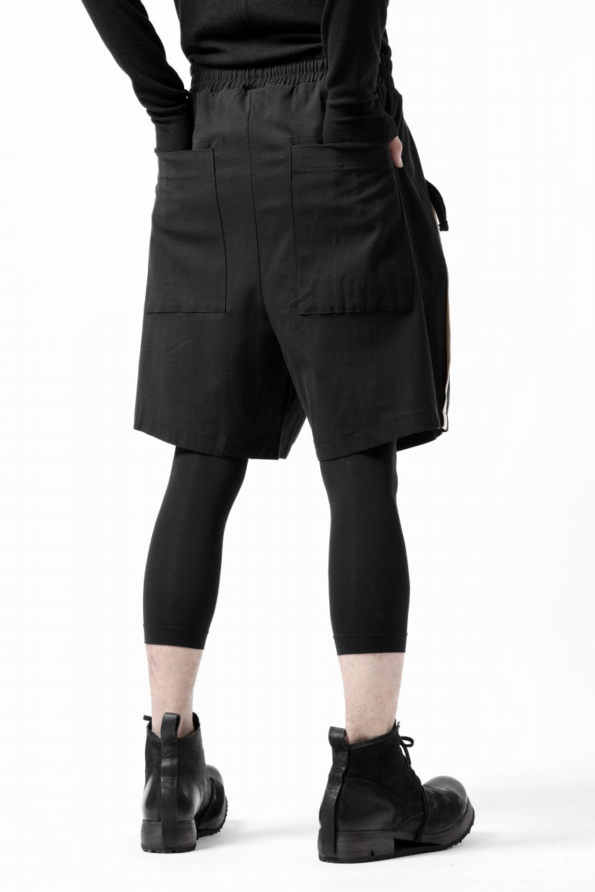 画像をギャラリービューアに読み込む, thom/krom SIDE LINE SHORTS / ELASTIC VISCOSE (BLACK)