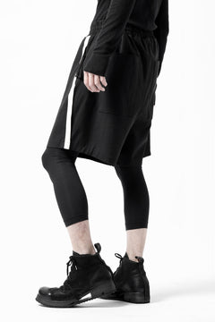 画像をギャラリービューアに読み込む, thom/krom SIDE LINE SHORTS / ELASTIC VISCOSE (BLACK)