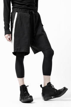 画像をギャラリービューアに読み込む, thom/krom SIDE LINE SHORTS / ELASTIC VISCOSE (BLACK)