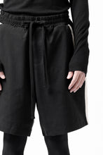 画像をギャラリービューアに読み込む, thom/krom SIDE LINE SHORTS / ELASTIC VISCOSE (BLACK)