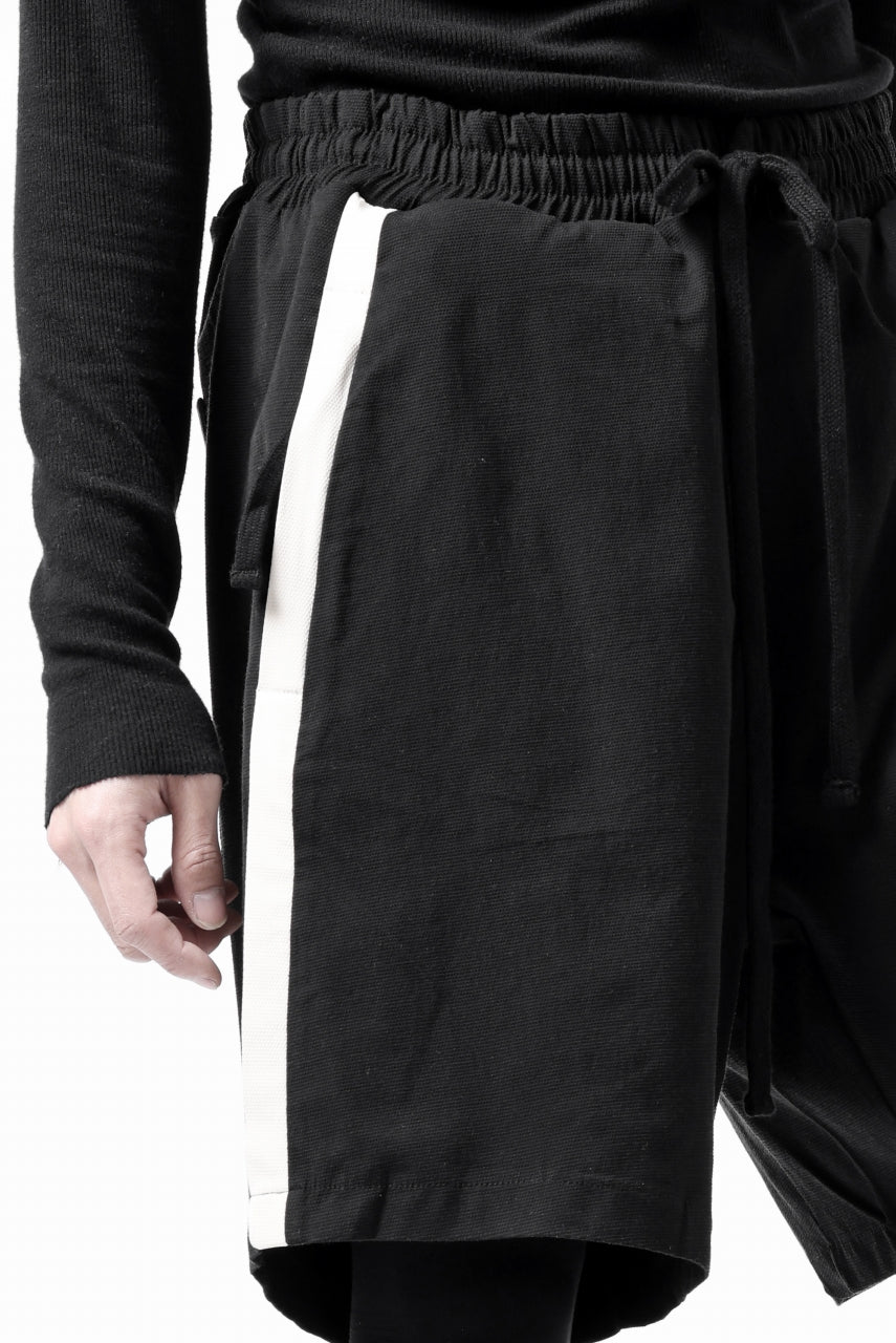 画像をギャラリービューアに読み込む, thom/krom SIDE LINE SHORTS / ELASTIC VISCOSE (BLACK)