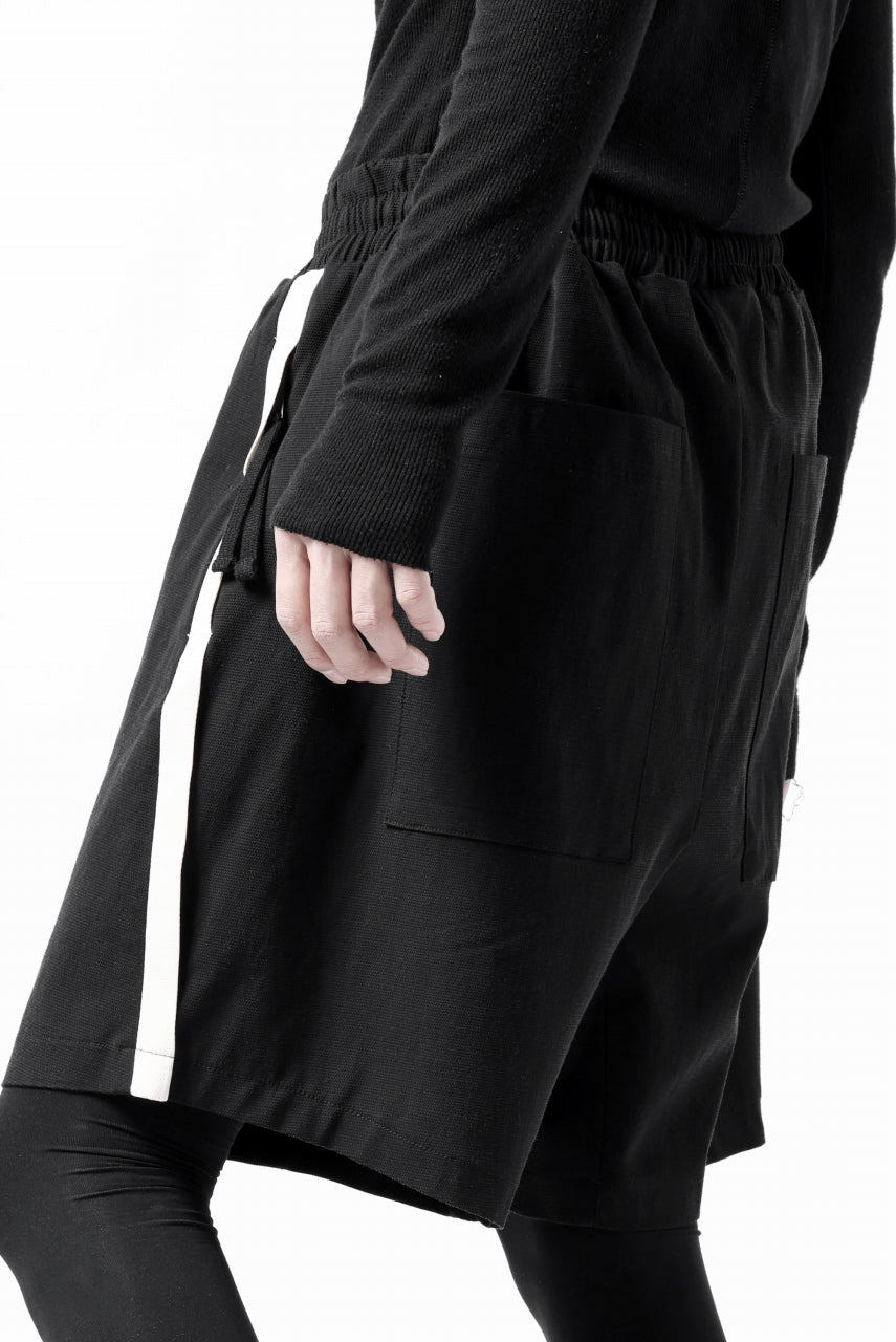画像をギャラリービューアに読み込む, thom/krom SIDE LINE SHORTS / ELASTIC VISCOSE (BLACK)