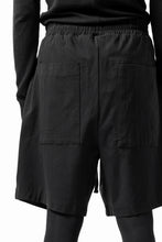 画像をギャラリービューアに読み込む, thom/krom SIDE LINE SHORTS / ELASTIC VISCOSE (BLACK)