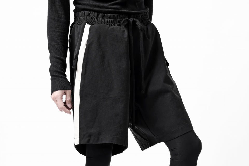 画像をギャラリービューアに読み込む, thom/krom SIDE LINE SHORTS / ELASTIC VISCOSE (BLACK)