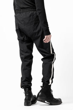 画像をギャラリービューアに読み込む, thom/krom SIDE LINE JOGGER PANTS / ELASTIC NYLON (BLACK)