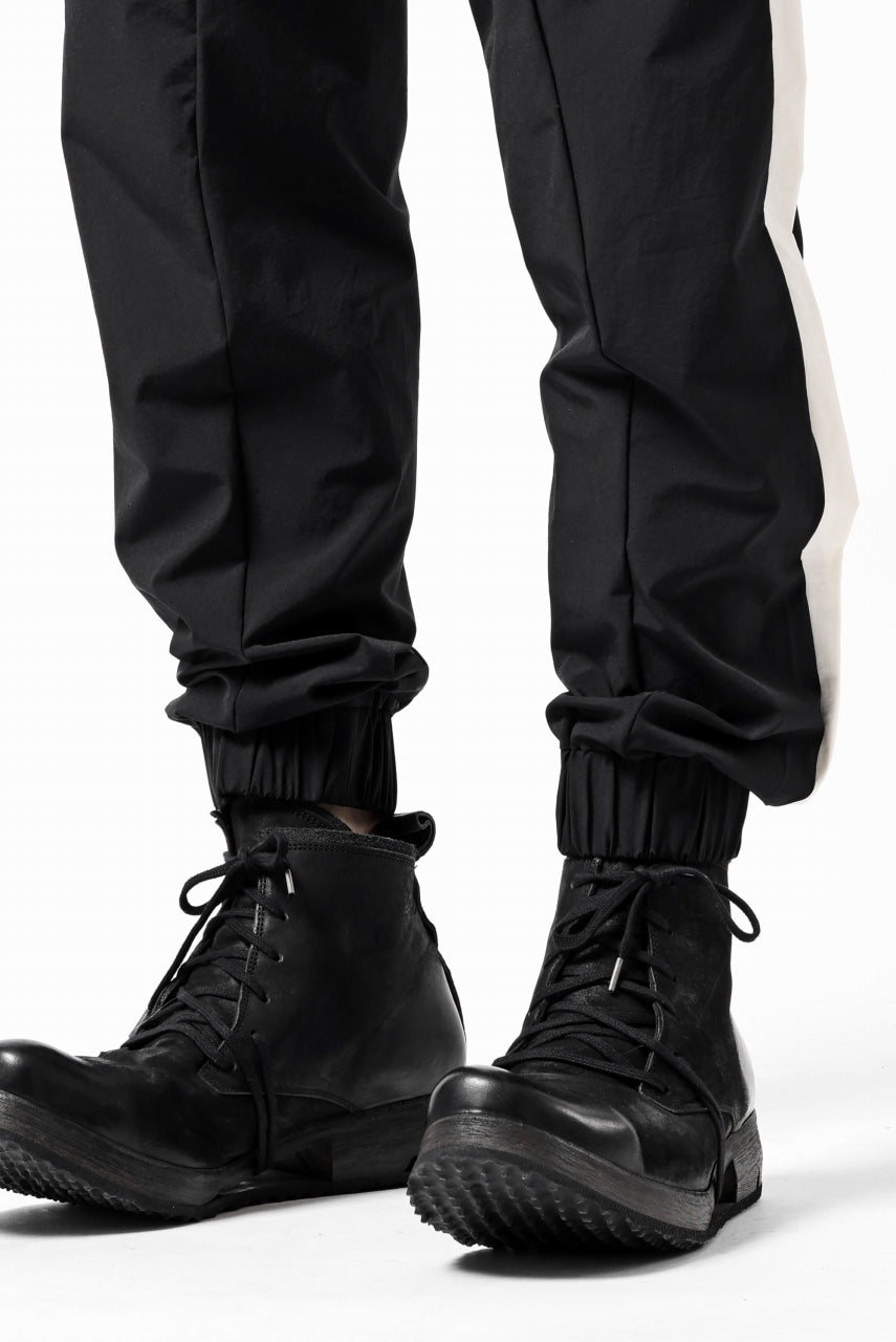 画像をギャラリービューアに読み込む, thom/krom SIDE LINE JOGGER PANTS / ELASTIC NYLON (BLACK)