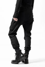 画像をギャラリービューアに読み込む, thom/krom WORKED EASY JOGGER PANTS / WAFFLE JERSEY (BLACK)