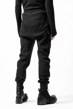 画像をギャラリービューアに読み込む, thom/krom WORKED EASY JOGGER PANTS / WAFFLE JERSEY (BLACK)