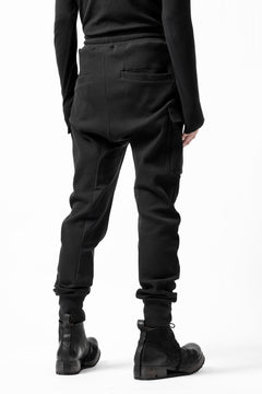 画像をギャラリービューアに読み込む, thom/krom WORKED EASY JOGGER PANTS / WAFFLE JERSEY (BLACK)