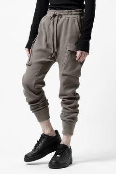 画像をギャラリービューアに読み込む, thom/krom WORKED EASY JOGGER PANTS / WAFFLE JERSEY (FOSSIL)