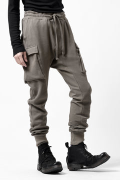 画像をギャラリービューアに読み込む, thom/krom WORKED EASY JOGGER PANTS / WAFFLE JERSEY (FOSSIL)