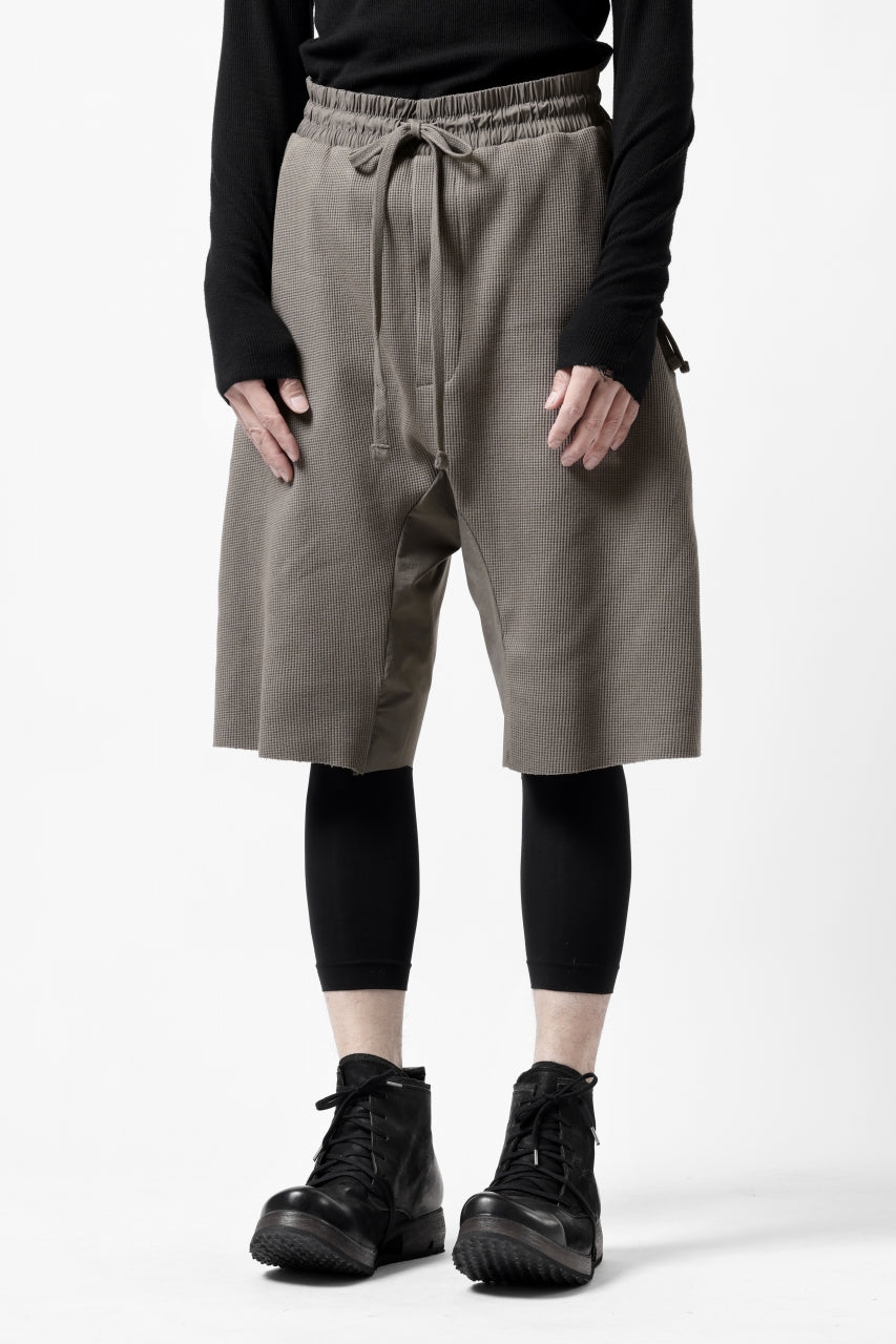 画像をギャラリービューアに読み込む, thom/krom LOWCROTCH EASY SHORTS / WAFFLE JERSEY (FOSSIL)