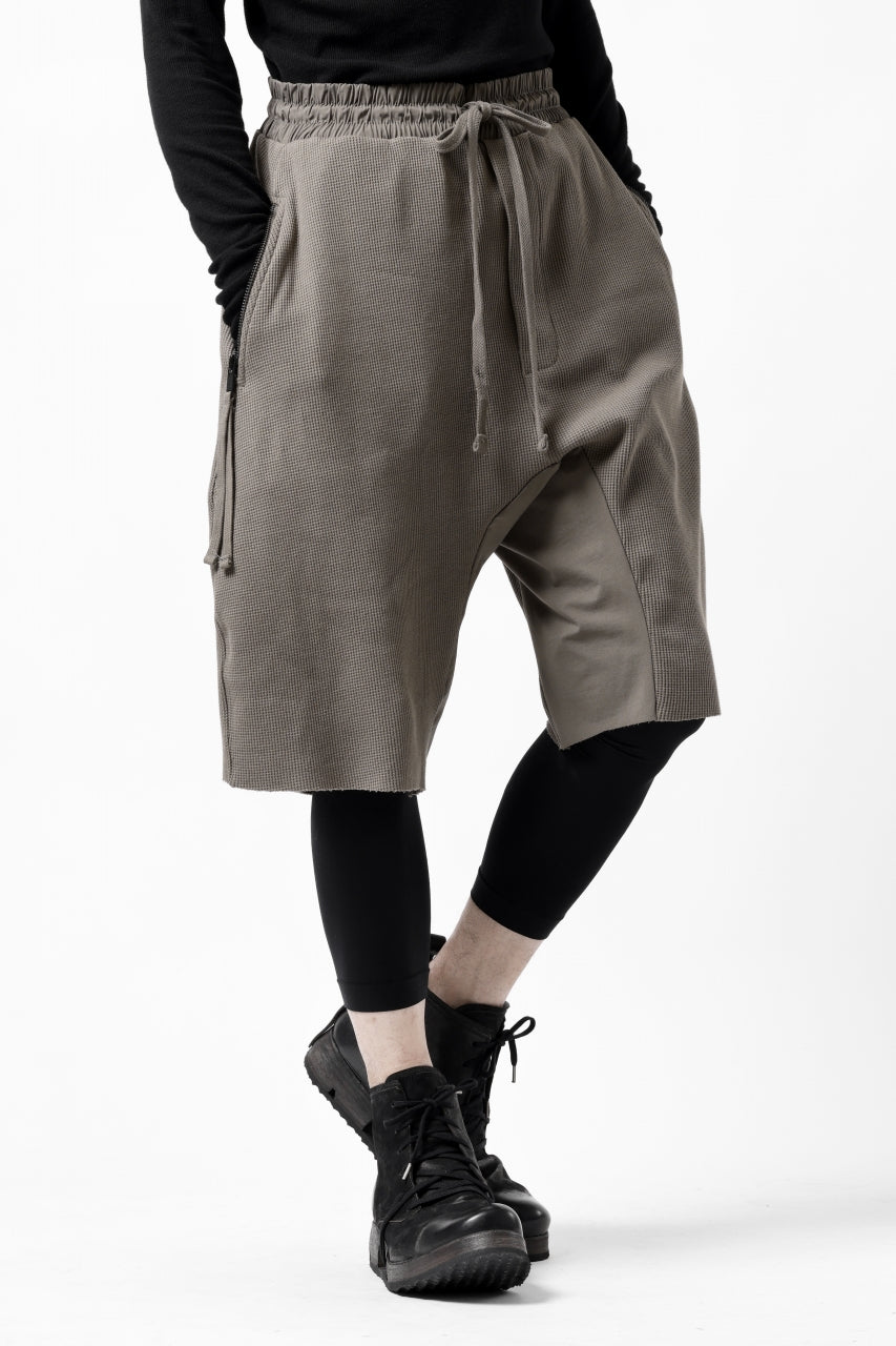画像をギャラリービューアに読み込む, thom/krom LOWCROTCH EASY SHORTS / WAFFLE JERSEY (FOSSIL)