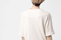 画像をギャラリービューアに読み込む, A.F ARTEFACT SWITCHING PATERN T-SHIRT / L.JERSEY (IVORY)