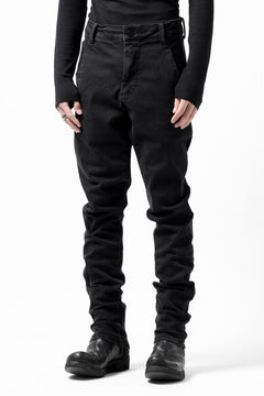 Load image into Gallery viewer, thomkrom SKINNY TROUSERS with SCAR STITCH / STRETCH DENIM (DARK GREY)