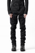 Load image into Gallery viewer, thomkrom SKINNY TROUSERS with SCAR STITCH / STRETCH DENIM (DARK GREY)