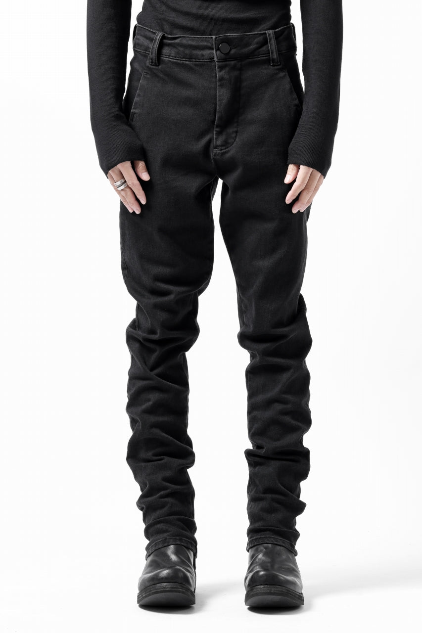 Load image into Gallery viewer, thomkrom SKINNY TROUSERS with SCAR STITCH / STRETCH DENIM (DARK GREY)