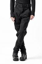 Load image into Gallery viewer, thomkrom SKINNY TROUSERS with SCAR STITCH / STRETCH DENIM (DARK GREY)