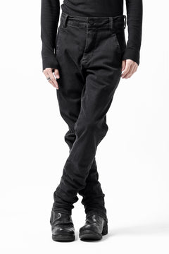 Load image into Gallery viewer, thomkrom SKINNY TROUSERS with SCAR STITCH / STRETCH DENIM (DARK GREY)