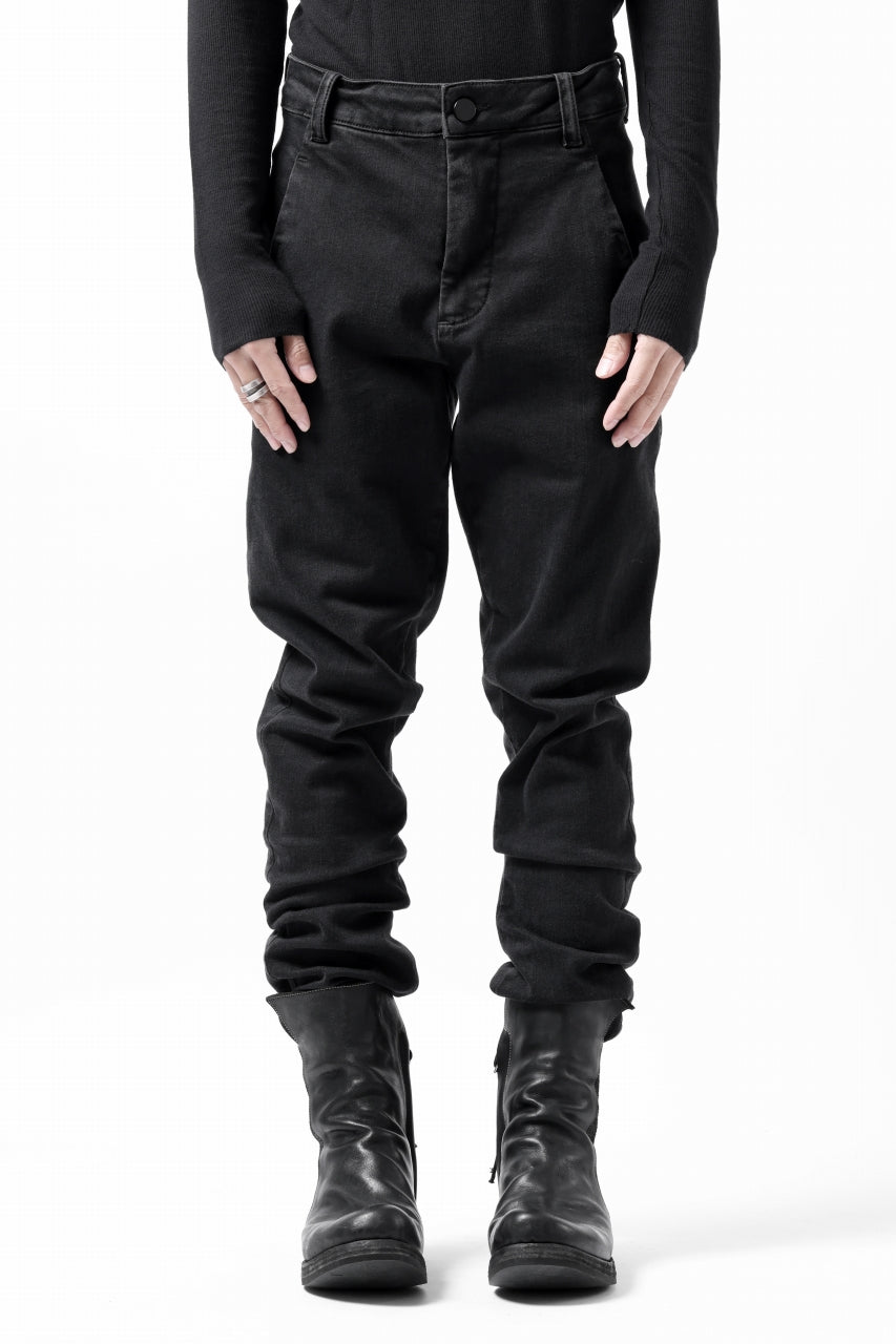 Load image into Gallery viewer, thomkrom SKINNY TROUSERS with SCAR STITCH / STRETCH DENIM (DARK GREY)