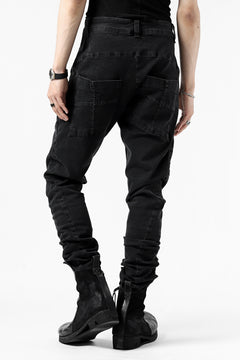 画像をギャラリービューアに読み込む, thomkrom SCAR STITCH SKINNY TROUSERS / SUPER STRETCH DENIM (DARK GREY)