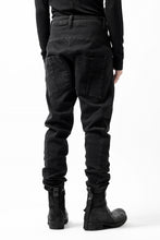 Load image into Gallery viewer, thomkrom SKINNY TROUSERS with SCAR STITCH / STRETCH DENIM (DARK GREY)